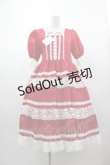 hirokotokumine mercHenTica / レースワンピース  赤Ｘ白 I-25-03-15-045-LO-OP-HD-ZI