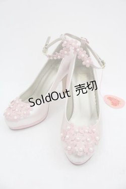 画像1: BABY,THE STARS SHINE BRIGHT / Flower Secretパンプス M ピンク I-25-03-18-038-BA-SH-HD-ZI