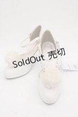 Angelic Pretty / Fantasticグリッターシューズ M ホワイト I-25-03-18-006-AP-SH-HD-ZI