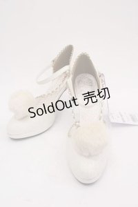 Angelic Pretty / Fantasticグリッターシューズ M ホワイト I-25-03-18-006-AP-SH-HD-ZI