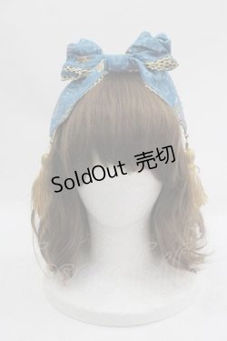 画像1: ALICE and the PIRATES / シェヘラザード〜千夜一夜の物語〜柄カチューシャ  ブルー I-25-03-18-089-PA-AC-HD-ZI