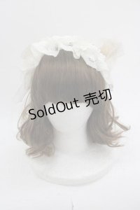 BABY,THE STARS SHINE BRIGHT / レーシィパールドールカチューシャ  生成り I-25-03-18-100-BA-AC-HD-ZI