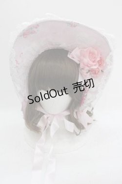 画像1: BABY,THE STARS SHINE BRIGHT / Juno’s Bouquet 乙女の誓い 柄ボンネット  ピンク I-25-03-18-112-BA-AC-HD-ZI