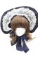 画像1: Innocent World / アンティークドールボンネット（ファヌエル）  黒Ｘ白 I-25-03-18-125-IW-AC-HD-ZI (1)