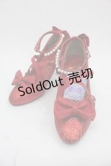 Angelic Pretty / Partyグリッターシューズ (2015 3rd Rerelease) Ｍ 赤 I-25-03-18-012-AP-SH-HD-ZI