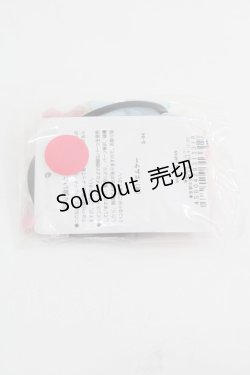 画像2: Shirley Temple / フラワーリボンヘアゴム  サックスＸピンクＸ白 I-25-03-21-079-ET-AC-HD-ZT437-F002