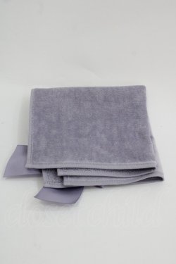 画像2: Maison de FLEUR / ブランドロゴ刺繍タオルハンカチ  ラベンダー I-25-03-21-095-LO-ZA-HD-ZI