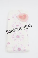 BABY,THE STARS SHINE BRIGHT / Little Royal Icing 私の小さなプリンセス 柄オーバーニーソックス  生成り I-25-03-21-011-BA-ZA-HD-ZI