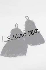 Ozz Croce / レース編み上げアームカバー  黒 I-25-03-21-102-OO-ZA-HD-ZI