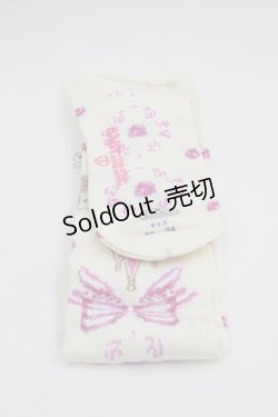 画像2: BABY,THE STARS SHINE BRIGHT / Little Royal Icing 私の小さなプリンセス 柄オーバーニーソックス  生成り I-25-03-21-011-BA-ZA-HD-ZI