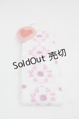 BABY,THE STARS SHINE BRIGHT / Little Royal Icing 私の小さなプリンセス 柄オーバーニーソックス  白 I-25-03-21-012-BA-ZA-HD-ZI