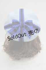 Shirley Temple / プレゼントリボンベレー  サックスＸ青Ｘ黒 I-25-03-21-109-ET-AC-HD-ZI
