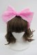 画像1: Angelic Pretty / Heartワッペンオーガンジーリボンカチューシャ  ピンク I-25-03-21-112-AP-AC-HD-ZI (1)