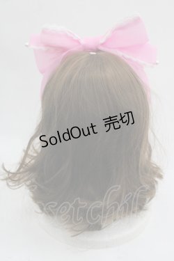 画像2: Angelic Pretty / Heartワッペンオーガンジーリボンカチューシャ  ピンク I-25-03-21-112-AP-AC-HD-ZI