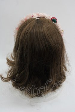 画像3: Shirley Temple / ストロベリーレースカチューシャ  ピンクＸ赤 I-25-03-21-117-ET-AC-HD-ZT437