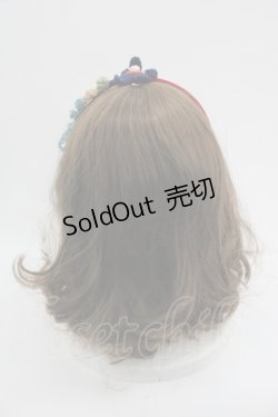 画像3: Shirley Temple / ニットフラワーカチューシャ  赤 I-25-03-21-118-ET-AC-HD-ZI