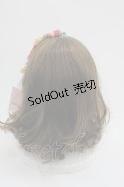 画像3: Shirley Temple / ニットフラワーカチューシャ  青 I-25-03-21-119-ET-AC-HD-ZI
