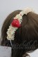 画像4: Shirley Temple / ストロベリーレースカチューシャ  サックスＸアイボリーＸ赤 I-25-03-21-120-ET-AC-HD-ZT437 (4)