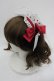 画像3: Shirley Temple / メイドレースリボンカチューシャ  白Ｘ赤Ｘ黒 I-25-03-21-123-ET-AC-HD-ZT437 (3)