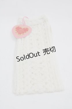 画像1: BABY,THE STARS SHINE BRIGHT / BABYロゴレース柄シースルーオーバーニーソックス  アイボリー I-25-03-21-029-BA-ZA-HD-OS