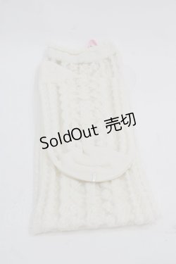 画像2: BABY,THE STARS SHINE BRIGHT / BABYロゴレース柄シースルーオーバーニーソックス  アイボリー I-25-03-21-029-BA-ZA-HD-OS