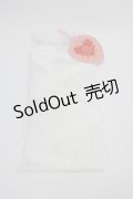 BABY,THE STARS SHINE BRIGHT / レースアップドット柄シースルーオーバーニーソックス  白 I-25-03-21-034-BA-ZA-HD-ZI