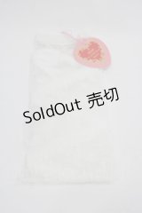 BABY,THE STARS SHINE BRIGHT / レースアップドット柄シースルーオーバーニーソックス  白 I-25-03-21-034-BA-ZA-HD-ZI