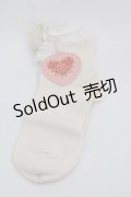 BABY,THE STARS SHINE BRIGHT / チュールレースのクルー丈ソックス  生成り I-25-03-21-038-BA-ZA-HD-ZT394-F003