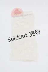 BABY,THE STARS SHINE BRIGHT / レースアップドット柄シースルーオーバーニーソックス  生成り I-25-03-21-042-BA-ZA-HD-ZS