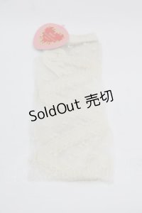 BABY,THE STARS SHINE BRIGHT / レースアップドット柄シースルーオーバーニーソックス  生成り I-25-03-21-042-BA-ZA-HD-ZS