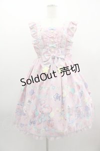 Angelic Pretty / Happy Garlandジャンパースカート  ピンク I-25-03-23-050-AP-OP-HD-ZI
