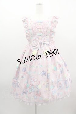 画像1: Angelic Pretty / Happy Garlandジャンパースカート  ピンク I-25-03-23-050-AP-OP-HD-ZI