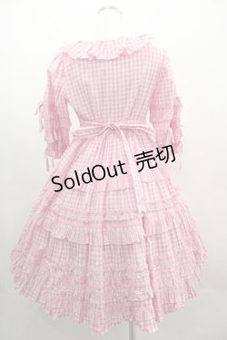画像2: Angelic Pretty / Little Houseワンピース  ピンクＸ白 I-25-03-23-053-AP-OP-HD-OS