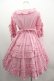 画像2: Angelic Pretty / Little Houseワンピース  ピンクＸ白 I-25-03-23-053-AP-OP-HD-OS (2)