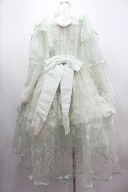 画像2: BABY,THE STARS SHINE BRIGHT / Parlement of foules Menuet 鳥たちが集い白薔薇が香る恋の歌 ワンピースドレス  ミント I-25-03-23-059-BA-OP-HD-OS