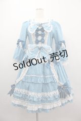 BABY,THE STARS SHINE BRIGHT / Sugar Rose Princessワンピース  青 I-25-03-23-061-BA-OP-HD-ZI