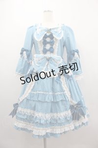 BABY,THE STARS SHINE BRIGHT / Sugar Rose Princessワンピース  青 I-25-03-23-061-BA-OP-HD-ZI