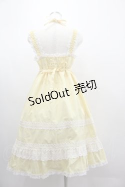 画像2: BABY,THE STARS SHINE BRIGHT / ベビードールジャンパースカート&プリンセスドロップヘッドドレス  ひよこ I-25-03-23-063-BA-OP-HD-OS