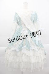 BABY,THE STARS SHINE BRIGHT / La robe vert clairワンピース&エシャルプセット  グリーン I-25-03-23-065-BA-OP-HD-ZI