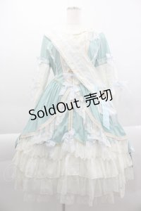 BABY,THE STARS SHINE BRIGHT / La robe vert clairワンピース&エシャルプセット  グリーン I-25-03-23-065-BA-OP-HD-ZI