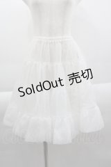 Shirley Temple / オーガンジーパニエ 160CM 白 I-25-03-23-077-ET-SK-HD-ZI