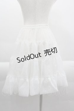 画像2: Shirley Temple / オーガンジーパニエ 160CM 白 I-25-03-23-077-ET-SK-HD-ZI