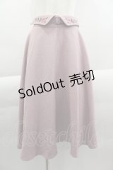 Fi.n.t / ウエストフラワー刺繍フレアースカート  ピンク I-25-03-23-092-CA-SK-HD-ZI
