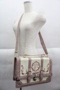 axes femme POETIQUE / シルエット柄宝箱BAG  ピンクＸアイボリー I-25-03-23-109-AX-BG-HD-ZI