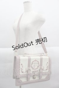 axes femme POETIQUE / シルエット柄宝箱BAG  ピンクＸアイボリー I-25-03-23-109-AX-BG-HD-ZI