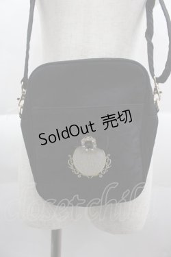 画像2: Maison de FLEUR / ロゴ刺繍レースショルダーバッグ  黒Ｘ白Ｘゴールド I-25-03-23-110-LO-BG-HD-ZI