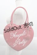 Angelic Pretty / BAGハートロゴバッグ  赤Ｘ白 I-25-03-23-113-AP-BG-HD-ZI