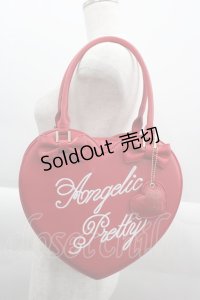 Angelic Pretty / BAGハートロゴバッグ  赤Ｘ白 I-25-03-23-113-AP-BG-HD-ZI
