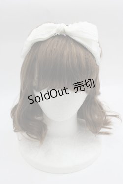 画像1: Shirley Temple / レースリボンヘアバンド 52-56CM 白 I-25-03-23-119-ET-AC-HD-ZT437