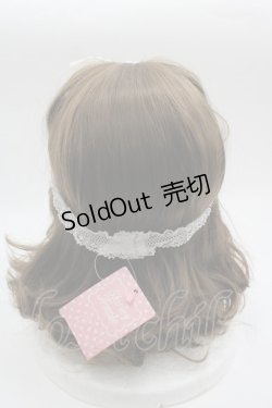 画像2: Shirley Temple / レースリボンヘアバンド 52-56CM 白 I-25-03-23-119-ET-AC-HD-ZT437